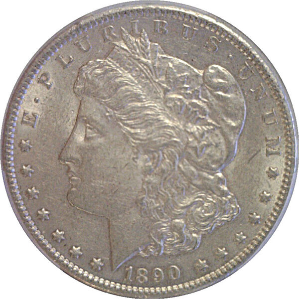 1890-CC Morgan Dollar  -  PCGS AU-53 - Image 2