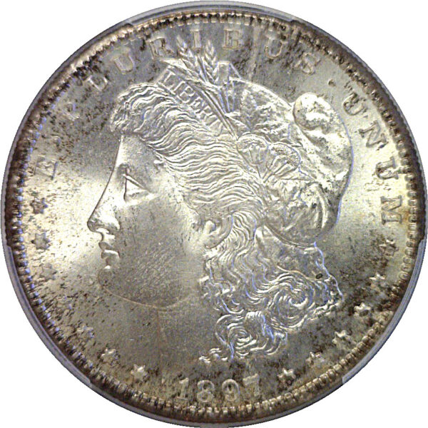1897-S Morgan Dollar. -  PCGS MS-66 - Image 2