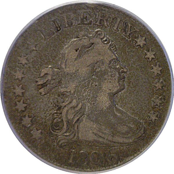 1806 Bust Quarter  -  PCGS VF-20 - Image 2