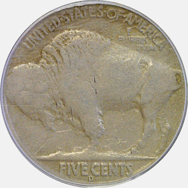1937-D 3-legs.  Buffalo Nickel  -  PCGS VF-35 - Image 3