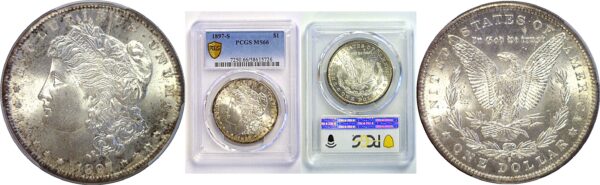 1897-S Morgan Dollar. -  PCGS MS-66