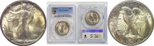 1927-S Walking Liberty Half Dollar. -  PCGS MS-63