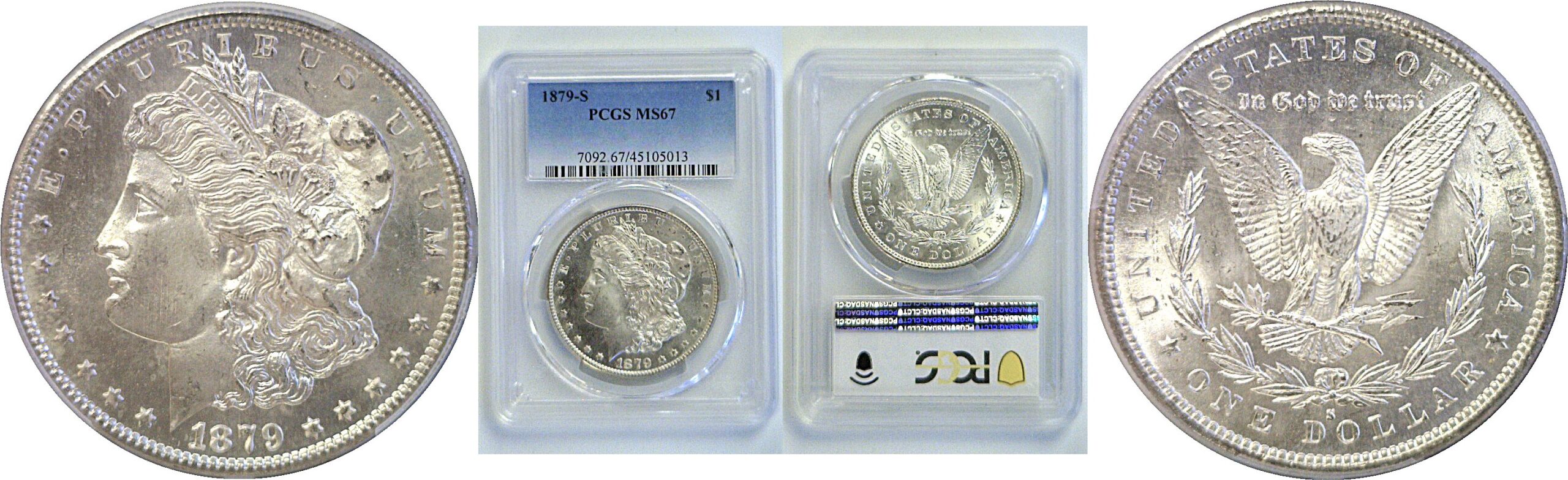 1879-S Morgan Dollar PCGS MS-67