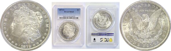1879-S Morgan Dollar   PCGS MS-65
