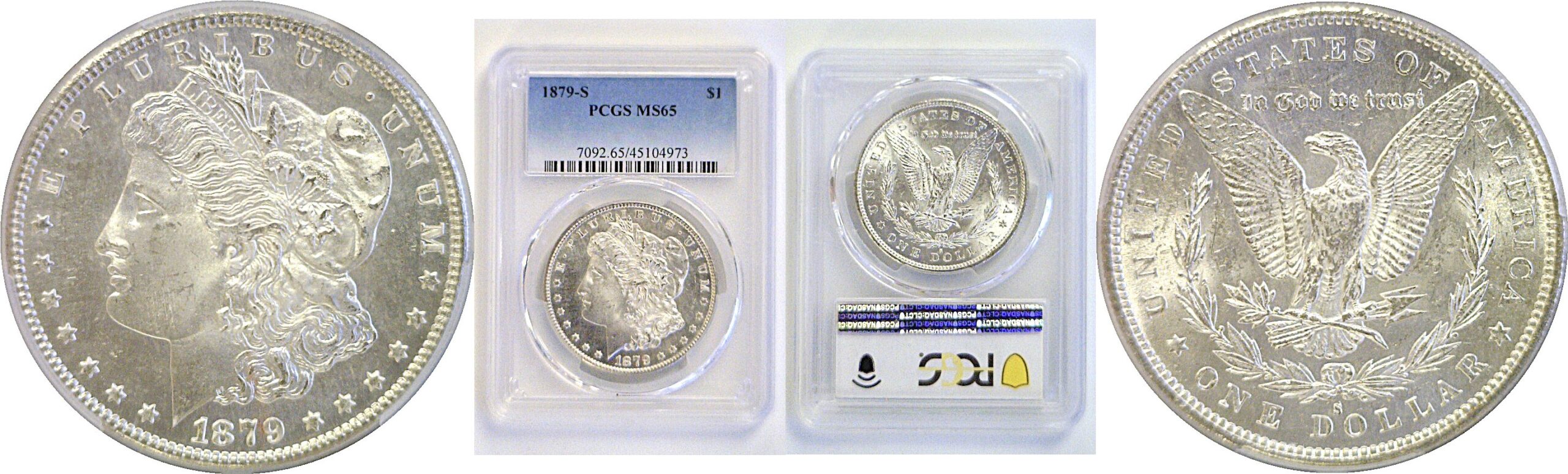 1879-S Morgan Dollar   PCGS MS-65