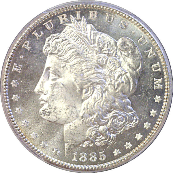1885 Morgan Dollar  -  PCGS MS-64+ PL - Image 2