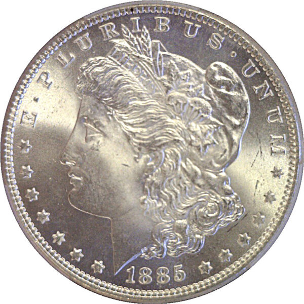 1885 Morgan Dollar  -  PCGS MS-66   CAC - Image 2