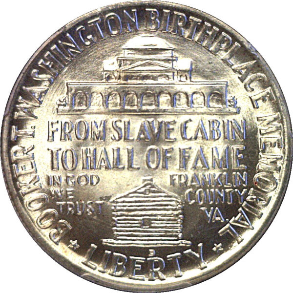 1951-D Booker T. Washington Commemorative Half Dollar PCGS MS-66 - Image 3