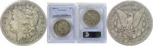 1893-CC Morgan Dollar  -  PCGS F-12