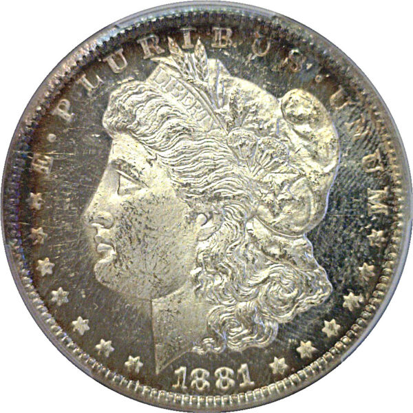 1881-CC Morgan Dollar. -  PCGS MS-64 DMPL.  CAC - Image 2