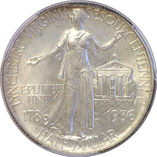 1936 Lynchburg Commemorative Half Dollar  -  PCGS MS-66 - Image 3