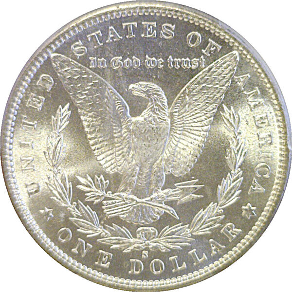 1881-S Morgan Dollar   PCGS MS-66  CAC - Image 3