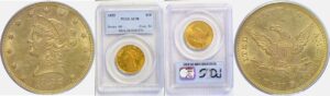 1855 $10 Liberty  -  PCGS AU-58