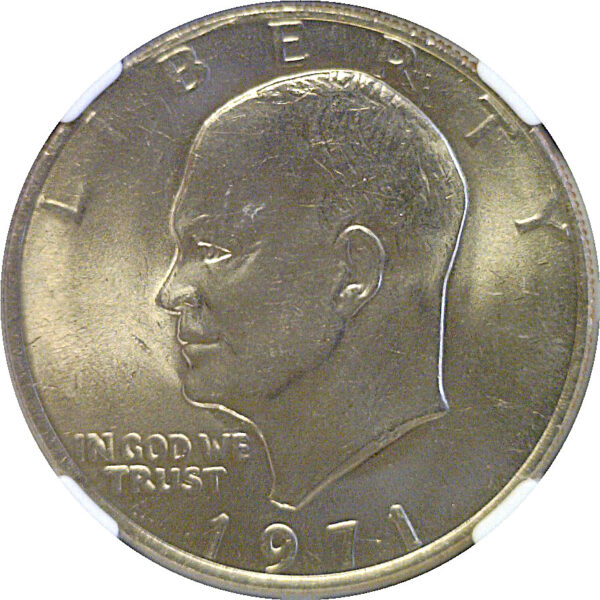 1971 Eisenhower Dollar   NGC MS-66 - Image 2