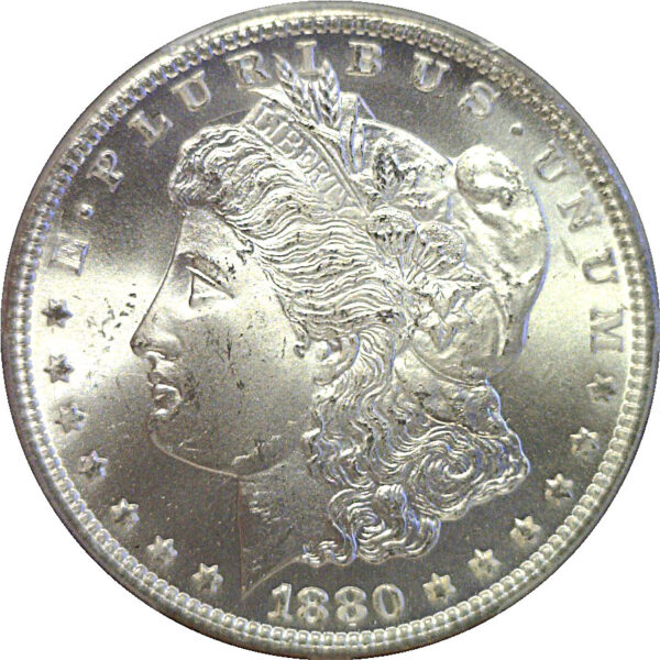 1880-CC 8/7  Rev of '78  Morgan Dollar PCGS MS-65+ - Image 2