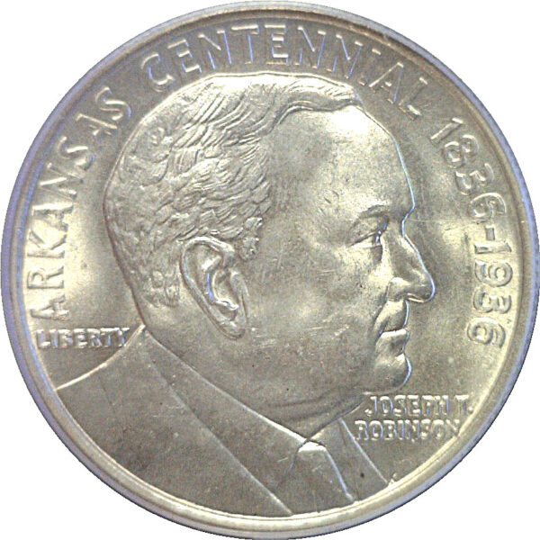 1936 Robinson Commemorative Half Dollar  -  PCGS MS-64 - Image 2