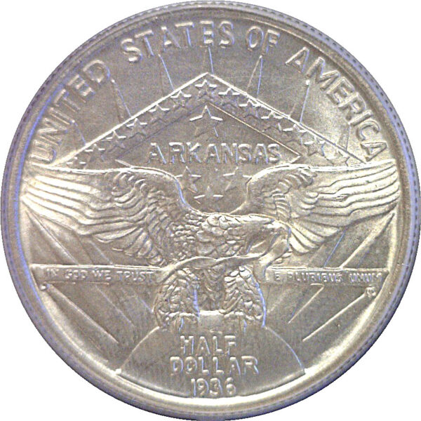1936 Robinson Commemorative Half Dollar  -  PCGS MS-64 - Image 3