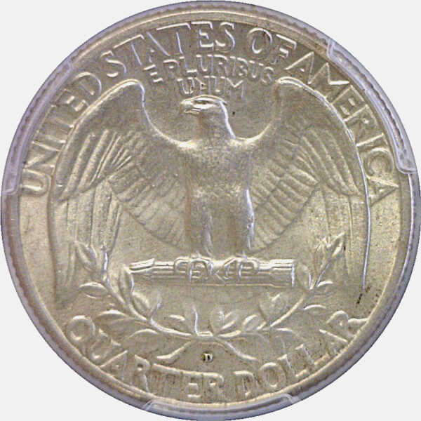 1932-D Washington Quarter  -  PCGS AU-58 - Image 3