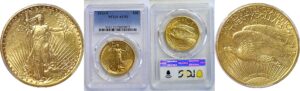 1913-S $20 St. Gaudens. -  PCGS AU-53