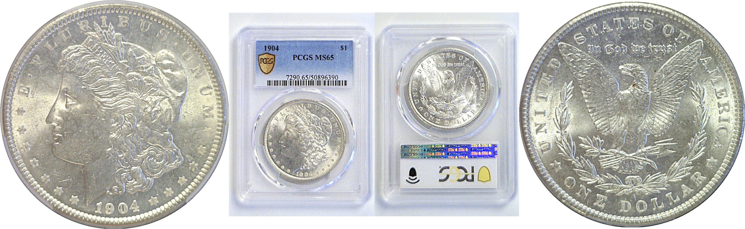 1904 Morgan Dollar   PCGS MS-65