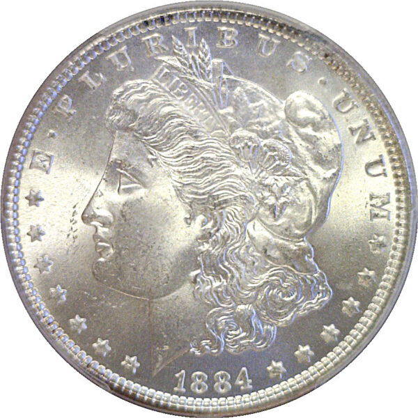 1884 Morgan Dollar   PCGS MS-66+   CAC - Image 2