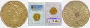 1861-S $10 Liberty  -  PCGS XF-45