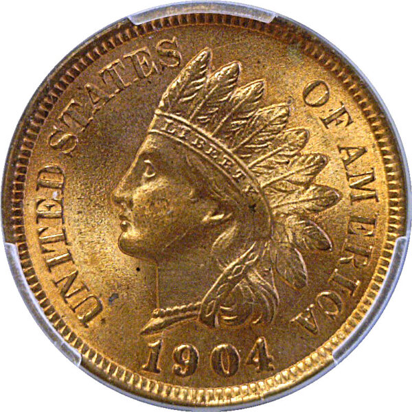 1904 Indian Head Cent  -  PCGS MS-66 RD - Image 2