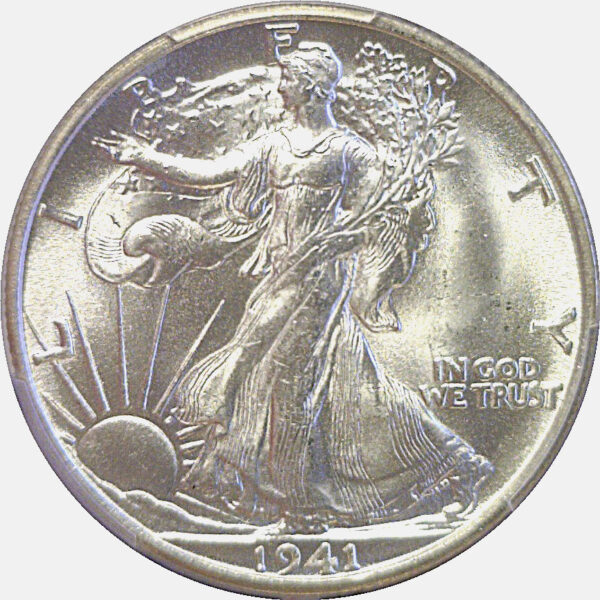 1941-S Walking Liberty Half Dollar  -  PCGS MS-65  CAC - Image 2