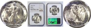 1946-S Walking Liberty Half Dollar  -  NGC MS-66