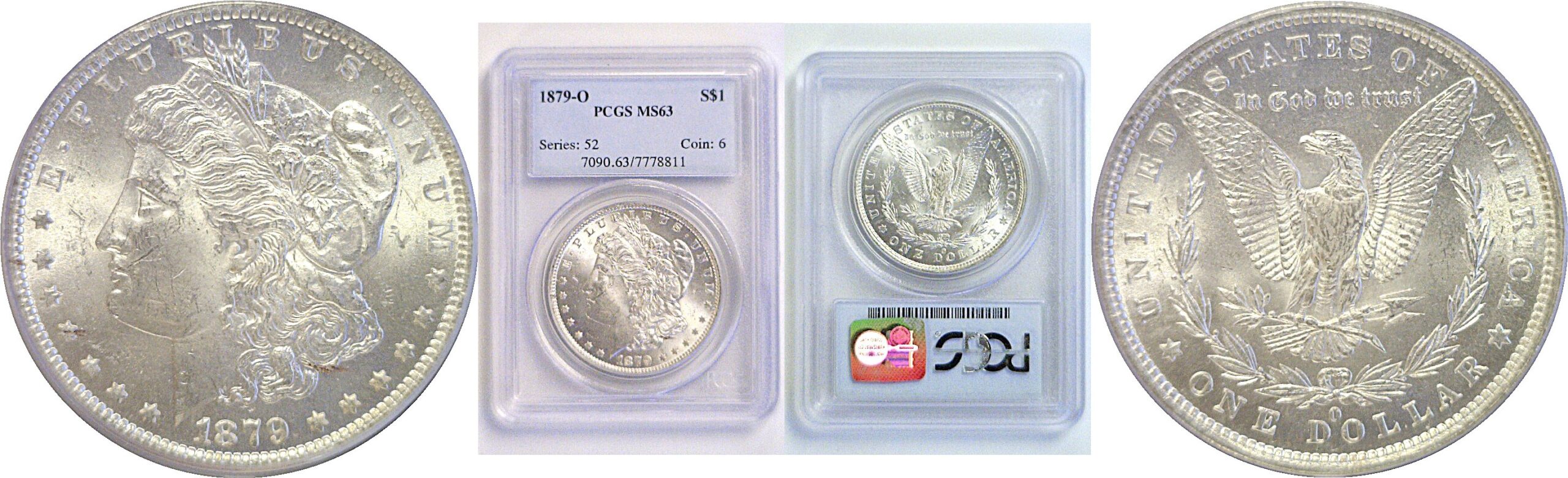 1879-O Morgan Dollar   PCGS MS-63