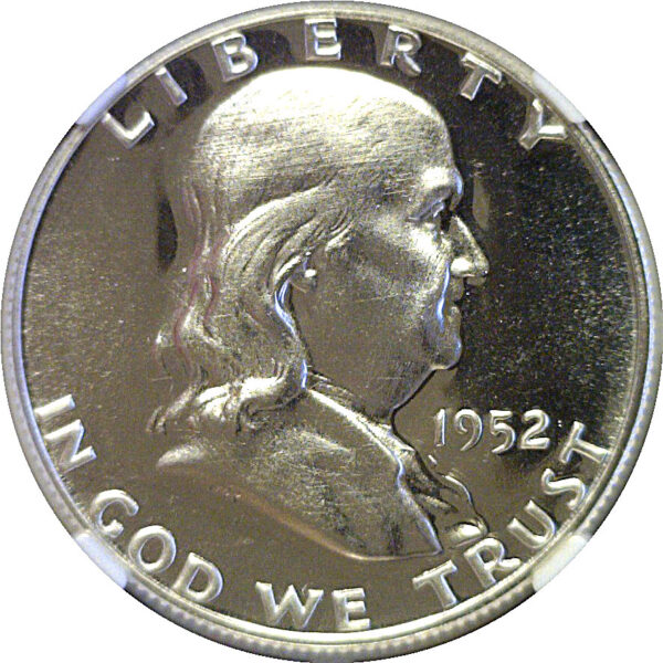 1952 Franklin Half Dollar  -  NGC PR-67 - Image 2