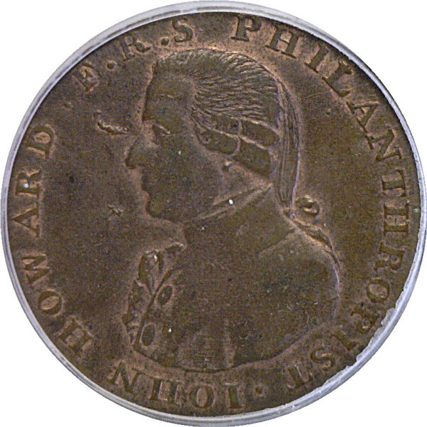 1794 Talbot, Allum & Lee Cent / John Howard Mule.  -  PCGS AU-55 - Image 2