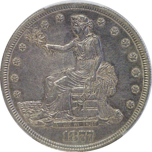 1877-S Trade Dollar   PCGS AU-53 - Image 2