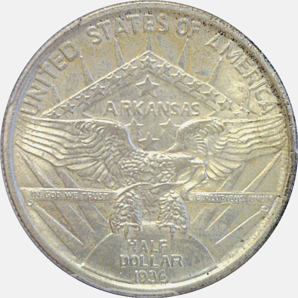 1936 Robinson Commemorative Half Dollar  -  PCGS MS-64 - Image 3