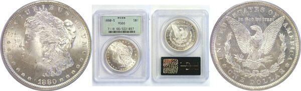 1880-S Morgan Dollar   PCGS MS-66