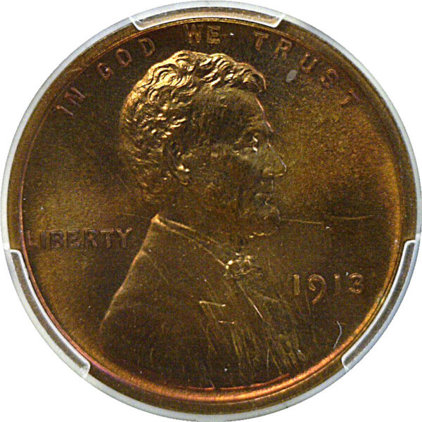 1913 Lincoln Cent  -  PCGS PR-66 RB - Image 2