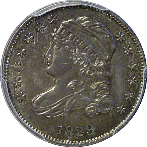 1829 Bust Dime  -  PCGS AU-55 - Image 2