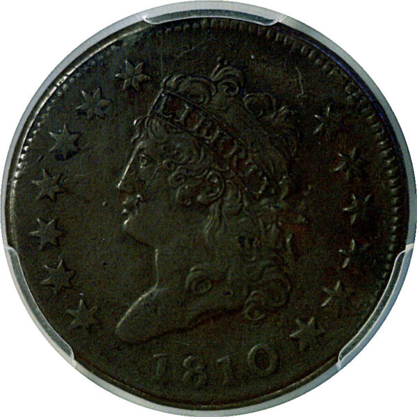 1810 Large Cent  -  PCGS XF-40 - Image 2