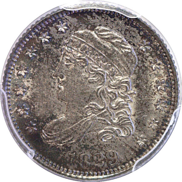 1829 Bust Half Dime  -  PCGS MS-62  CAC - Image 2