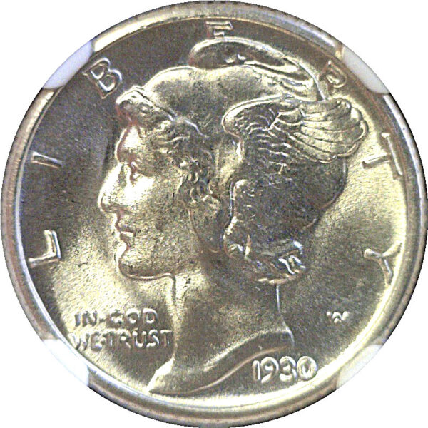 1930-S Mercury Dime  -  NGC MS-66 FB - Image 2