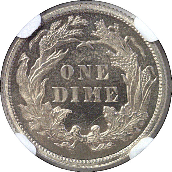 1880 Seated Liberty Dime  -  NGC PF-66 Cameo - Image 3