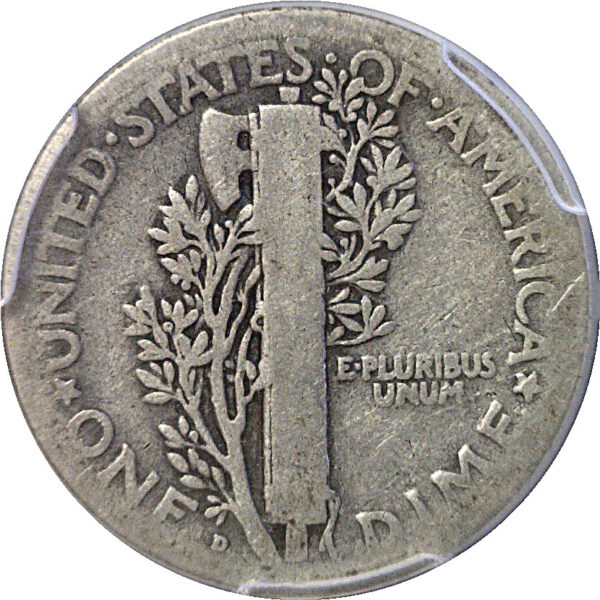 1921-D Mercury Dime. -  PCGS AG-3 - Image 3