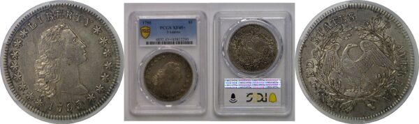 1795 Flowing Hair Dollar   PCGS XF-45+