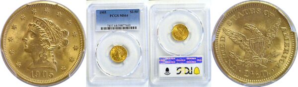 1905 $2 1/2 Liberty. -  PCGS MS-64
