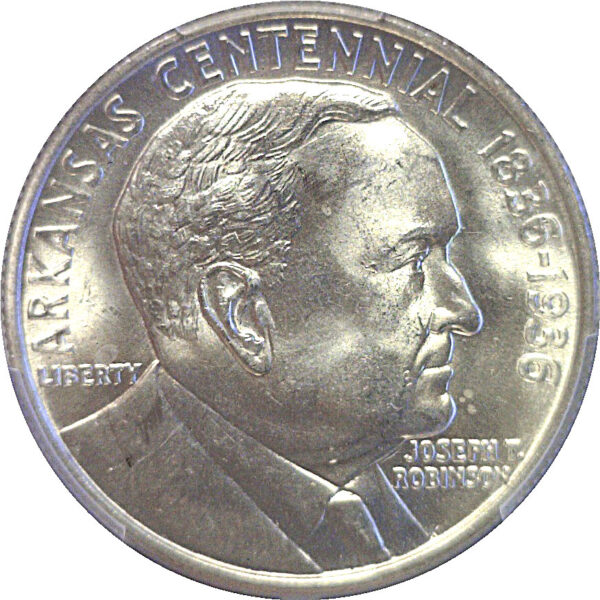 1936 Robinson Commemorative Half Dollar  -  PCGS MS-65 - Image 2