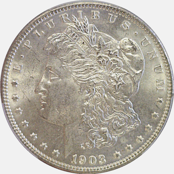 1903 Morgan Dollar  -  PCGS MS-64  CAC - Image 2