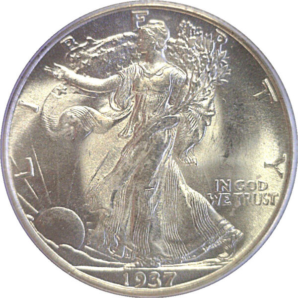 1937-D Walking Liberty Half Dollar. -  PCGS MS-65 - Image 2