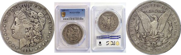 1889-CC Morgan Dollar  -  PCGS VF-20