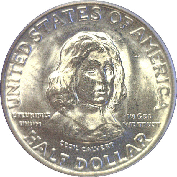 1934 Maryland Commemorative Half Dollar  -  PCGS MS-65 - Image 2