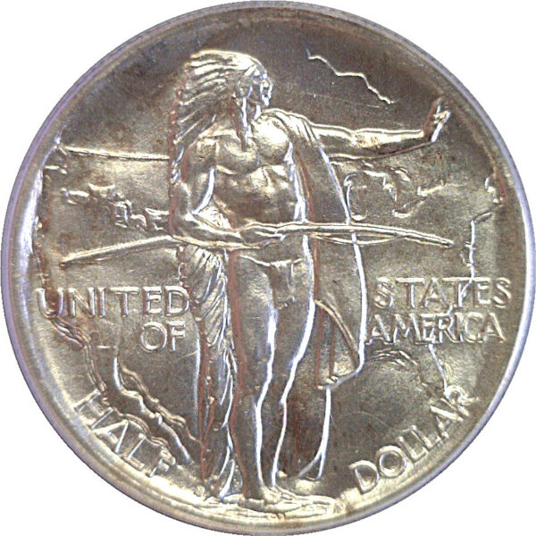 1936-S Oregon Trail Commemorative Half Dollar  -  PCGS MS-65 - Image 2